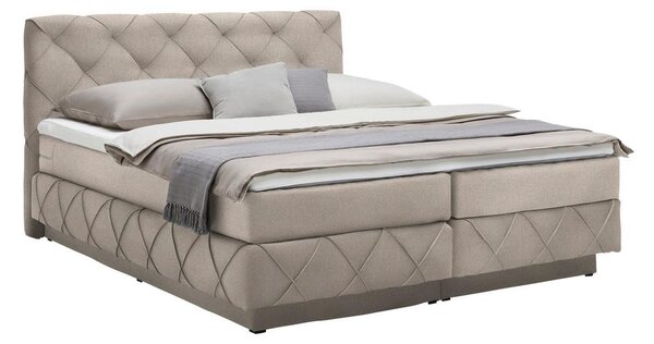 Premium Living Postelja Boxspring Cordoba, Bež, 160x200