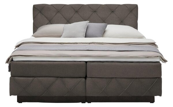 Premium Living Postelja Boxspring Cordoba, Temno Rjava, 160x200