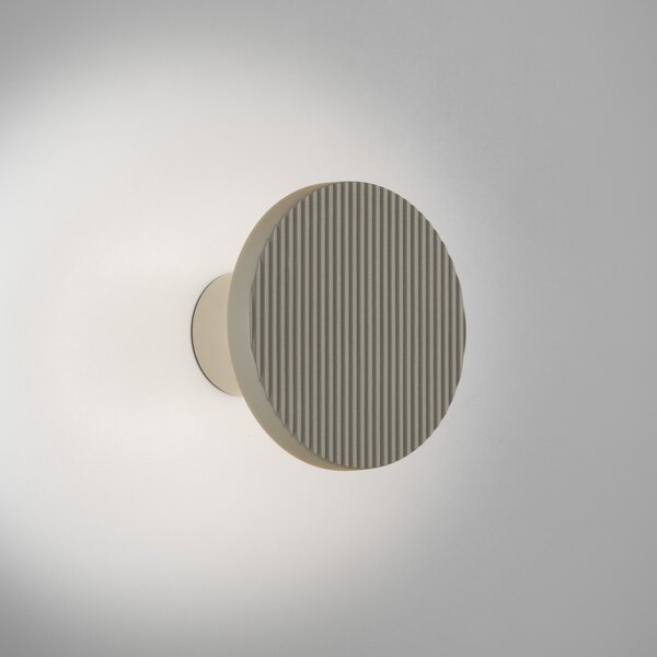 Bover LED stenska svetilka Arid A/01 siva CCT 2.200-2.700 K IP44, zatemnjen, Siva, Dnevna soba / jedilnica, Aluminij, Dizajn