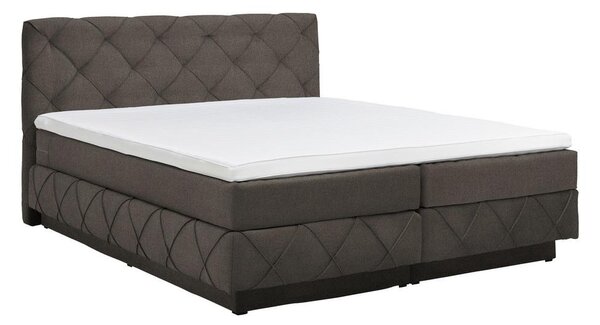 Premium Living Postelja Boxspring Cordoba, Temno Rjava, 160x200