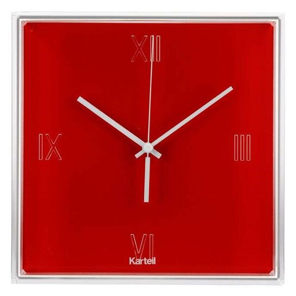 Kartell - Tic & Tac Clock Rdeča Kartell