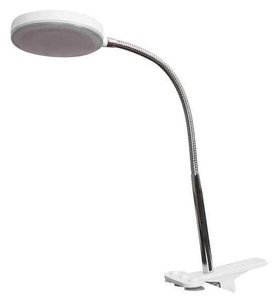 LindbyLindby - Milow LED Svetilka s Ščipalko Chrome/White Lindby