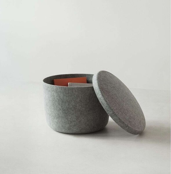 Normann CopenhagenNormann Copenhagen - Hide Storage Pouf Small Sand Normann Copenhagen