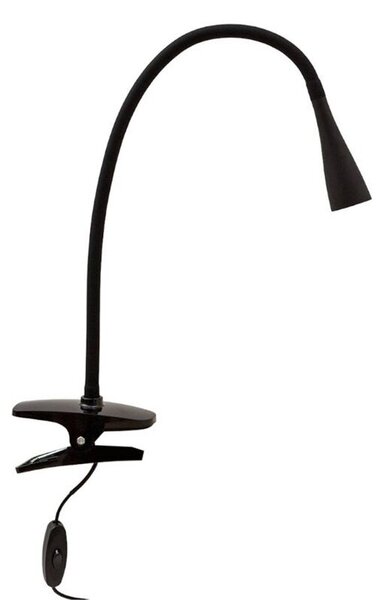 LindbyLindby - Baris LED Svetilka s Ščipalko Black Lindby