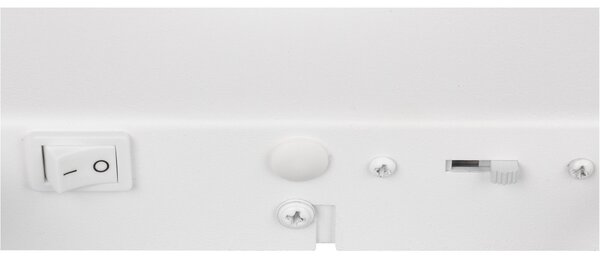 Trio Lighting LED stenska svetilka Arola, bela mat, širina 17 cm, kovina, zatemnjen, Bela, Dnevna soba / jedilnica, Kovina, Sodobni