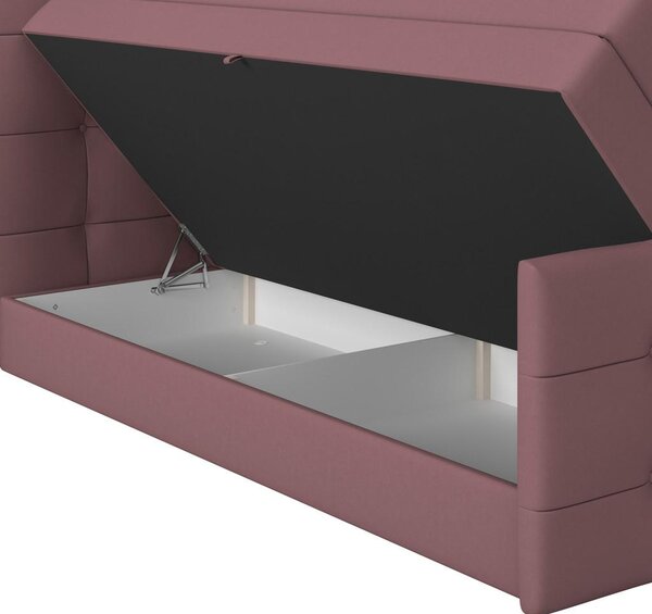 Modern Living Postelja Boxspring Josie-C, Roza, 160x200