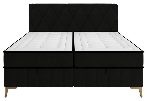 Mömax Postelja Z Vzmetnico Silla, Črna, 160x200