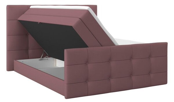 Modern Living Postelja Boxspring Josie-C, Roza, 160x200