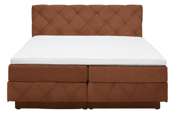 Premium Living Postelja Boxspring Cordoba, Opečnato Rjava, 160x200