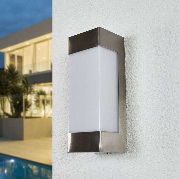 LindbyLindby - Severina LED Zunanja Stenska Svetilka Stainless Steel/White Lindby