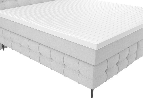 Premium Living Postelja Boxspring Scarlett, Bež, 160x200