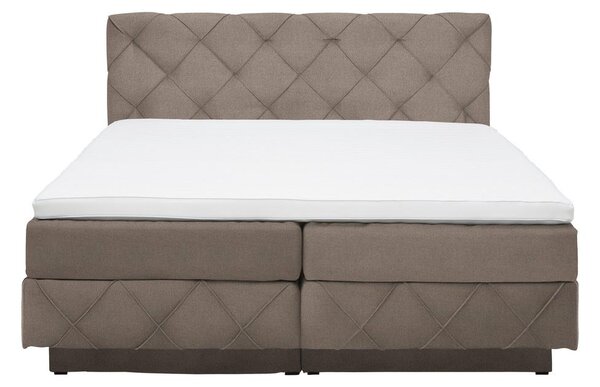 Premium Living Postelja Boxspring Cordoba, Rjava, 160x200