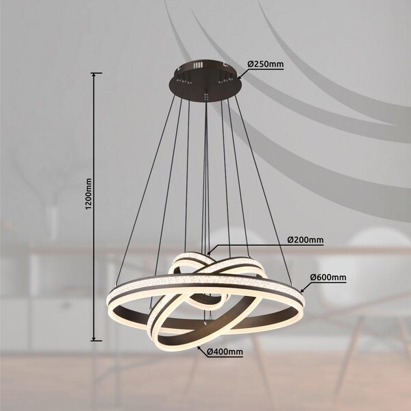 VISEČA LED-SVETILKA 2700-6000 K 230 V
