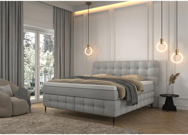 Premium Living Postelja Boxspring Scarlett, Bež, 160x200