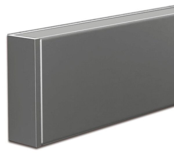 Hera LED stenska svetilka INTERO-LINE, nerjaveče jeklo, 60 cm, 24 V, CCT, zatemnjen, Kovinska, Dnevna soba / jedilnica, Aluminij, Sodobni, Stenska vtičnica zgoraj / spodaj