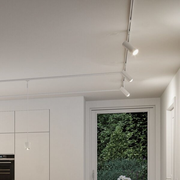 Paulmann URail Smart LED-spot Tarie, signalno bela, ZigBee, zatemnjen, Bela, Dnevna soba / jedilnica, Plastika, Sodobni