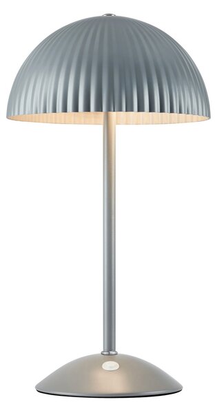 Markslöjd Namizna svetilka Zin, siva, železo, višina 35,5 cm, G9, Siva, Dnevna soba / jedilnica, Kovina