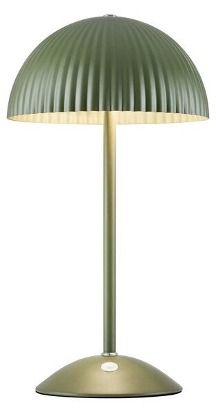 Markslöjd Namizna svetilka Zin, zelena, železo, višina 35,5 cm, G9, Zelena, Dnevna soba / jedilnica, Kovina