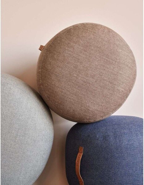 HübschHübsch - Mochi Pouf Ø50 Blue Hübsch