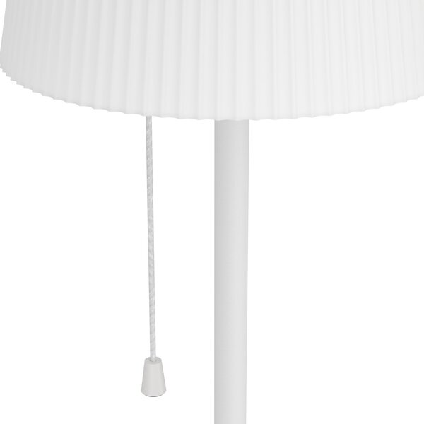 EGLO Sončna LED-terasa svetilka Scordiano-L, bela, višina 120 cm, Bela, Kovina, Sodobni