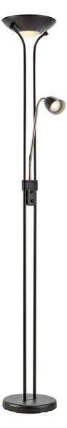 Markslöjd LED-stropna svetilka Modu, črna, bralna luč, višina 180 cm, dim., zatemnjen, Črna, Dnevna soba / jedilnica, Kovina, Svetilka za branje