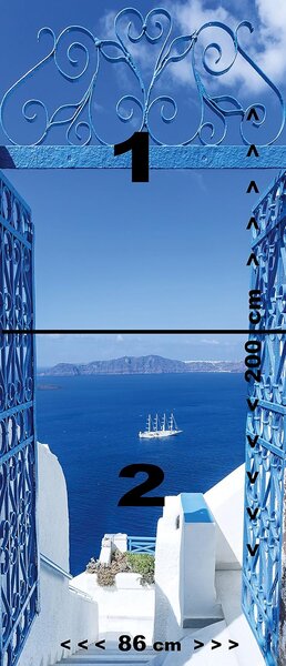 Fototapeta za vrata GREECE 86x200 cm