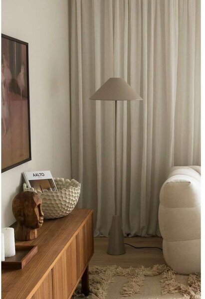 Globen Lighting Stojalo Cannes, bež, višina 140 cm, Bež, Dnevna soba / jedilnica, Kovina, Dizajn