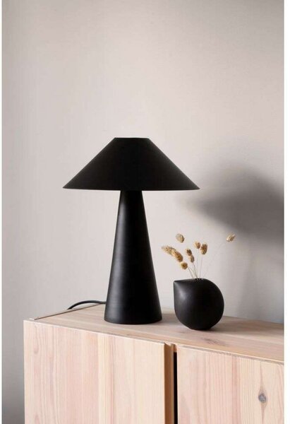Globen Lighting namizna svetilka Cannes, črna, višina 40 cm, Črna, Dnevna soba / jedilnica, Kovina, Skandinavski