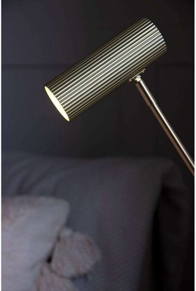 Globen Lighting namizna svetilka Hubble READ, medenina, višina 45 cm, Zlata / medeninasta, Dnevna soba / jedilnica, Kovina, Dizajn, Namizni pult