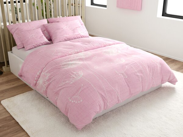 Bombažna posteljnina SOFT MEADOW roza Dimenzije posteljnine: 70 x 90 cm | 140 x 200 cm