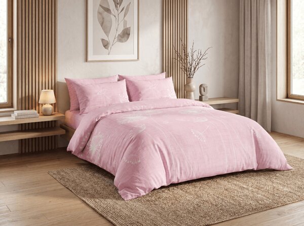 Bombažna posteljnina SOFT MEADOW roza Dimenzije posteljnine: 70 x 90 cm | 140 x 200 cm