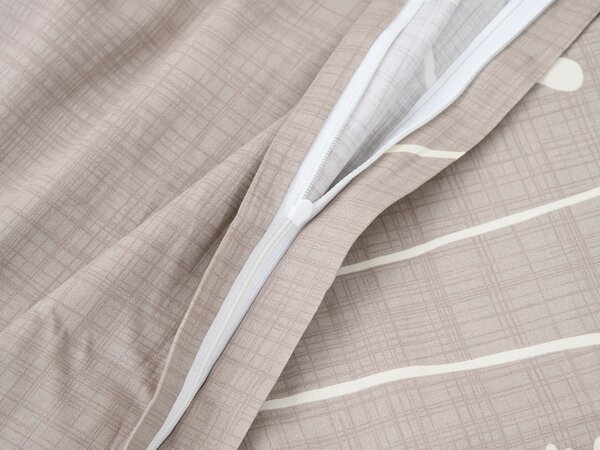 Bombažna posteljnina SOFT MEADOW rjava Dimenzije posteljnine: 70 x 90 cm | 140 x 200 cm