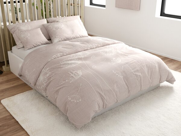 Bombažna posteljnina SOFT MEADOW rjava Dimenzije posteljnine: 70 x 90 cm | 140 x 200 cm