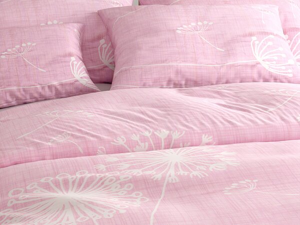 Bombažna posteljnina SOFT MEADOW roza Dimenzije posteljnine: 70 x 90 cm | 140 x 200 cm