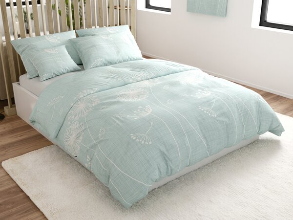 Bombažna posteljnina SOFT MEADOW zelena Dimenzije posteljnine: 70 x 90 cm | 140 x 200 cm