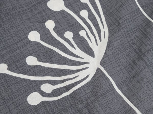 Bombažna posteljnina SOFT MEADOW siva Dimenzije posteljnine: 70 x 90 cm | 140 x 200 cm