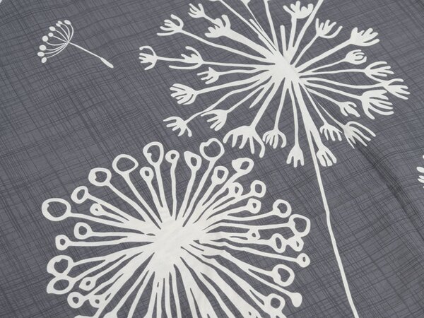 Bombažna posteljnina SOFT MEADOW siva Dimenzije posteljnine: 70 x 90 cm | 140 x 200 cm