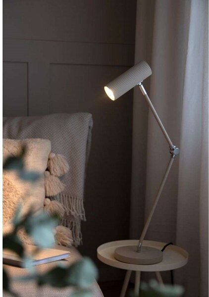 Globen Lighting namizna svetilka Hubble READ, bež, višina 45, Bež, Dnevna soba / jedilnica, Kovina, Dizajn, Namizni pult