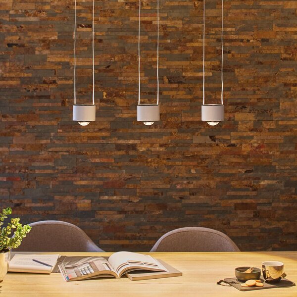 Paulmann LED viseča svetilka Aldan, aluminij, z možnostjo zatemnitve,, zatemnjen, Kovinska, Dnevna soba / jedilnica, Aluminij, Sodobni