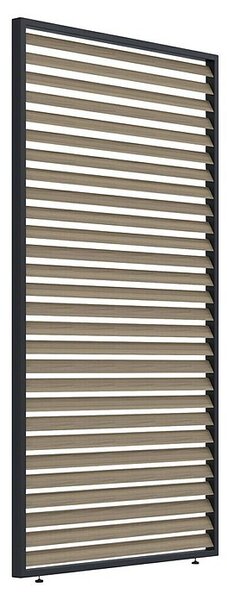 Sunfun Bočna stena za paviljon (123,5 cm, Videz lesa)