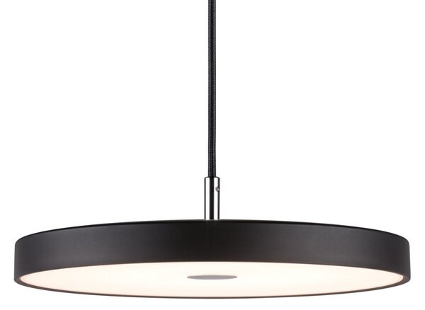 Paulmann LED viseča svetilka Hildor, črna Ø 31 cm 3-stopinjsko zatemnitve, zatemnjen, Črna, Dnevna soba / jedilnica, Kovina, Sodobni