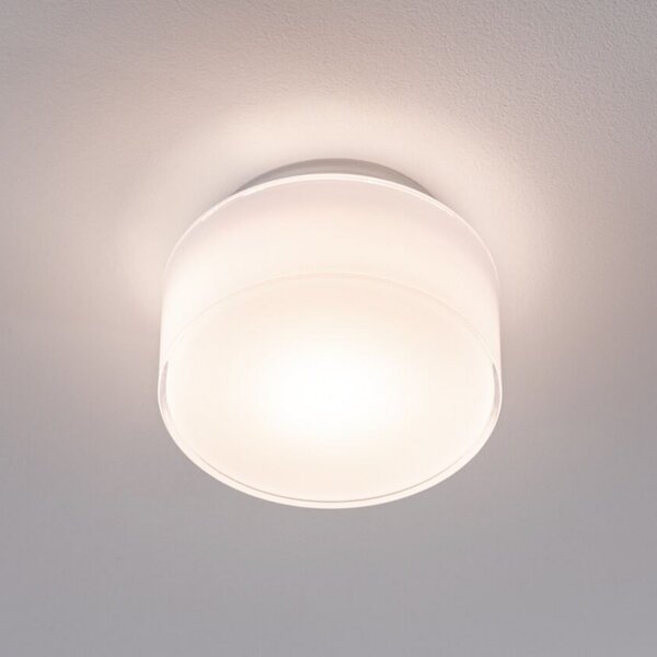Paulmann LED stropna svetilka Maro, bela, Ø 16 cm, IP44, Bela, Kopalnica, Plastika, Sodobni