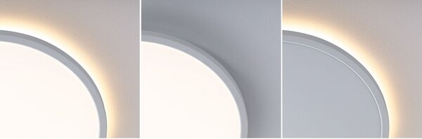 Paulmann LED stropna svetilka Atria Shine, bela, Ø 29 cm 3.000 K, Bela, Dnevna soba / jedilnica, Plastika, Sodobni