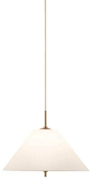 Globen Lighting viseča svetilka IRIS, krem, Ø 25 cm, zatemnjen, Bež, Dnevna soba / jedilnica, Tkanine / tekstil, Vintage