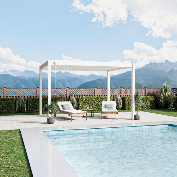 Gardenson Pergola Trumpf, Bela, 3x4m