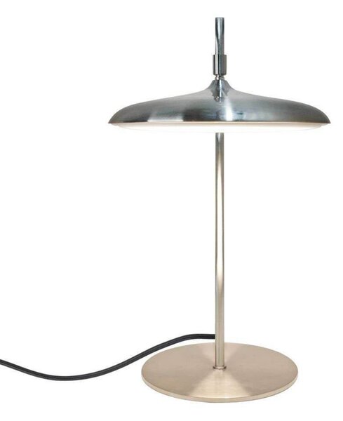 DFTP by Nordlux LED namizna svetilka Artist, jeklena barva, višina 41 cm, nerjaveče jeklo, Kovinska, Dnevna soba / jedilnica, Nerjaveče jeklo, Skandinavski