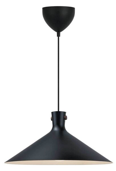 Nordlux Visoka svetilka Dorina, črna, Ø 45 cm, kovina, zatemnjen, Črna, Dnevna soba / jedilnica, Kovina, Skandinavski