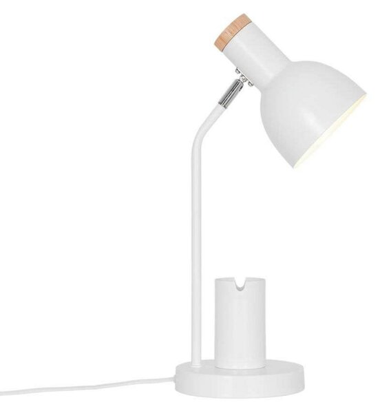 Nordlux Namizna svetilka Devone, bela, višina 43 cm, kovina, Bela, Otroška soba, Kovina, Skandinavski