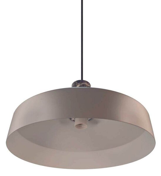 Nordlux Obesna svetilka Elvas, svetlo rjava, Ø 37 cm, kovina/marmor, zatemnjen, Rjava / rjasta, Dnevna soba / jedilnica, Kovina, Skandinavski