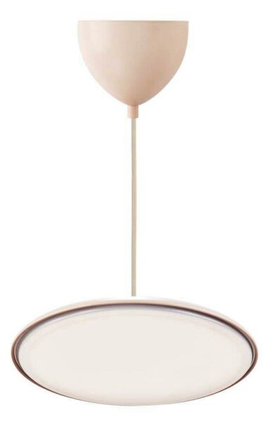 DFTP by Nordlux LED viseča svetilka Artist, Ø 40 cm, prašno roza, kovina, zatemnjen, Roza / rosé, Dnevna soba / jedilnica, Kovina, Skandinavski